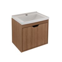 MUEBLE BAÑO AEREO CON 1 PUERTA ALMENDRA