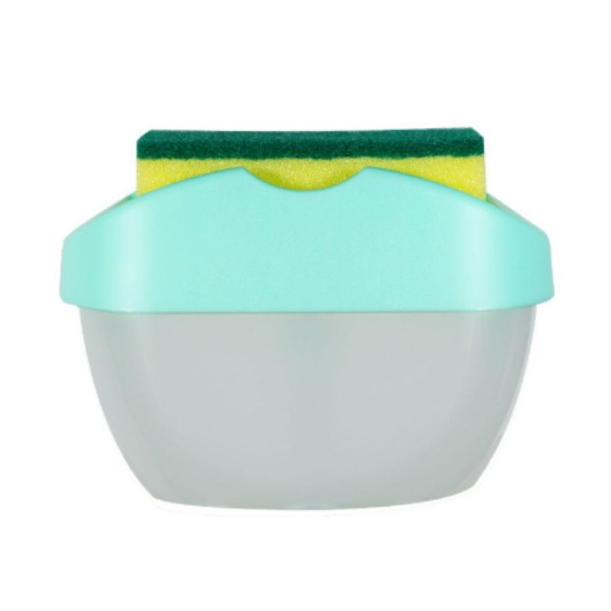 GENERICO - Dispensador de Jabon Verde Agua con Esponja