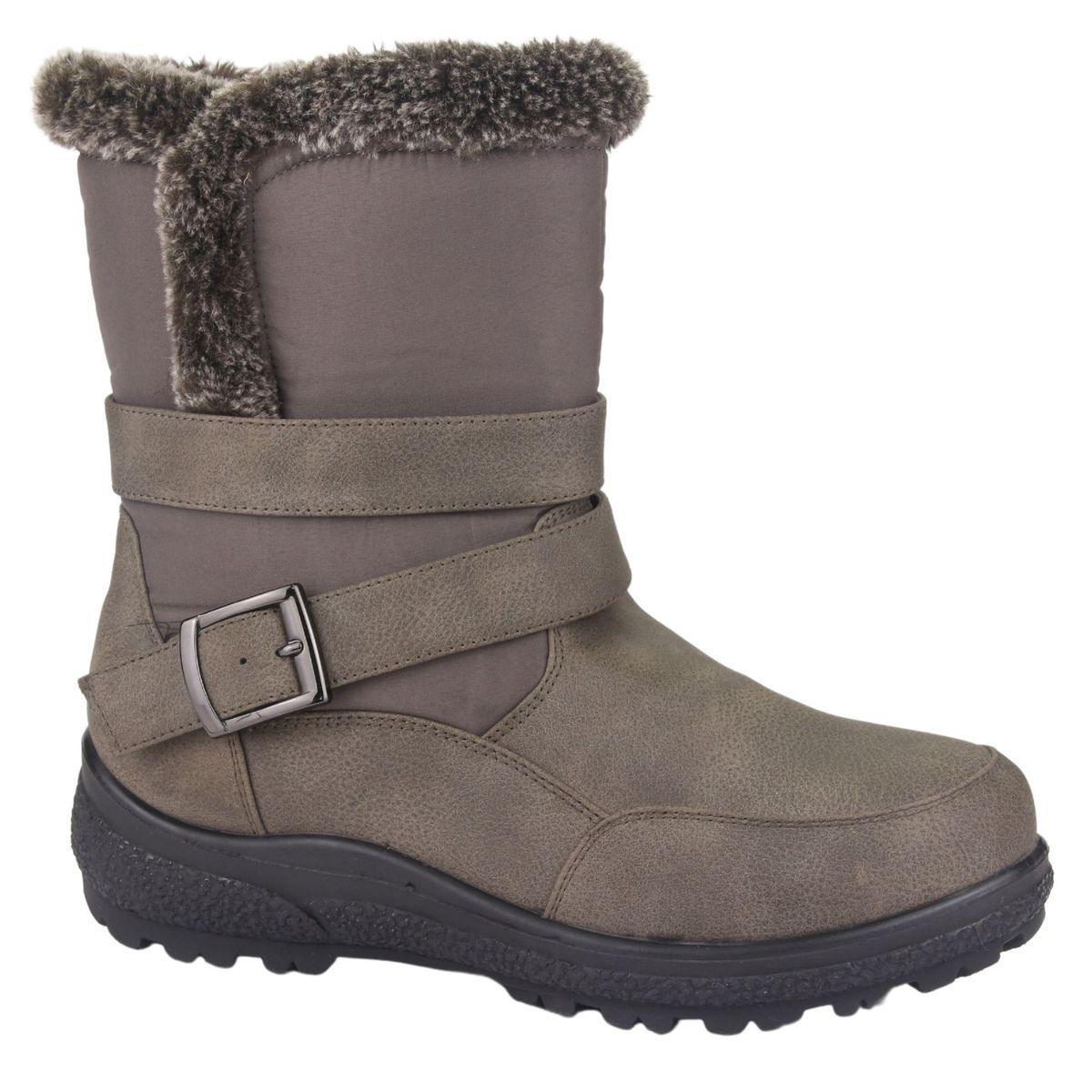CHALADA - Botin Mujer Taupe Casual Chalada Winter-7