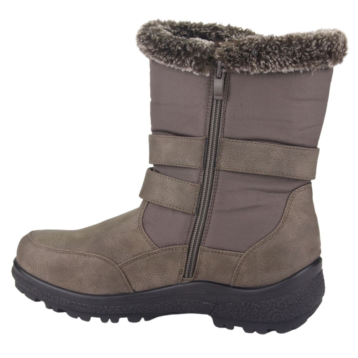 CHALADA - Botin Mujer Taupe Casual Chalada Winter-7