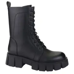 CHALADA - Botin Mujer Negro Moda Flush-1