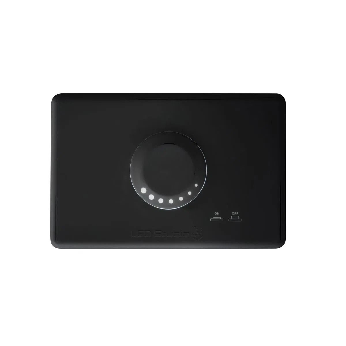 LED STUDIO - DIMMER MURO LED STUDIO GIRATORIO 10W A 150W NEGRO
