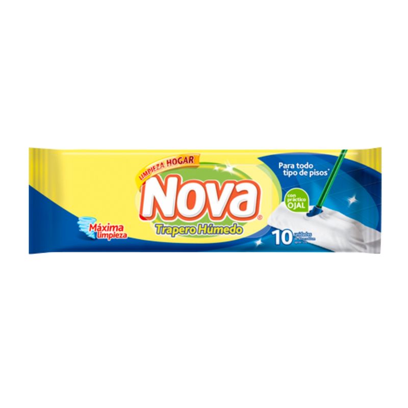 NOVA - Nova Trapero Humedo Todo Tipo de Pisos 10 unidades