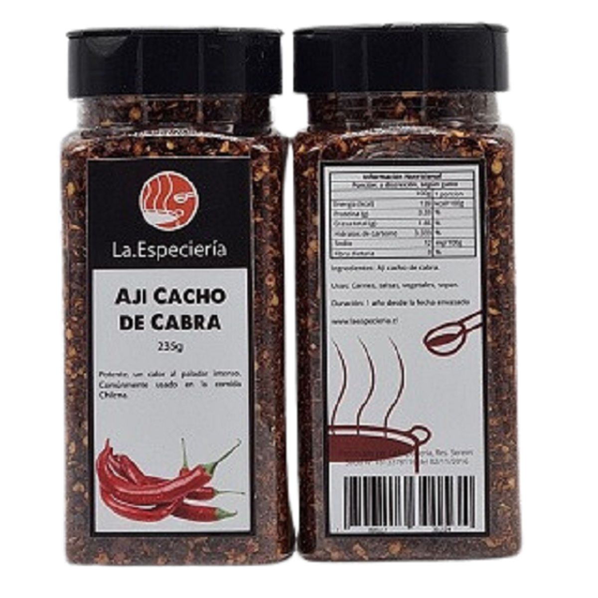 GENERICO - Ají Cacho Cabra Machacado La Especiería 100% Natural Sin Aditivos 200g La Especieria