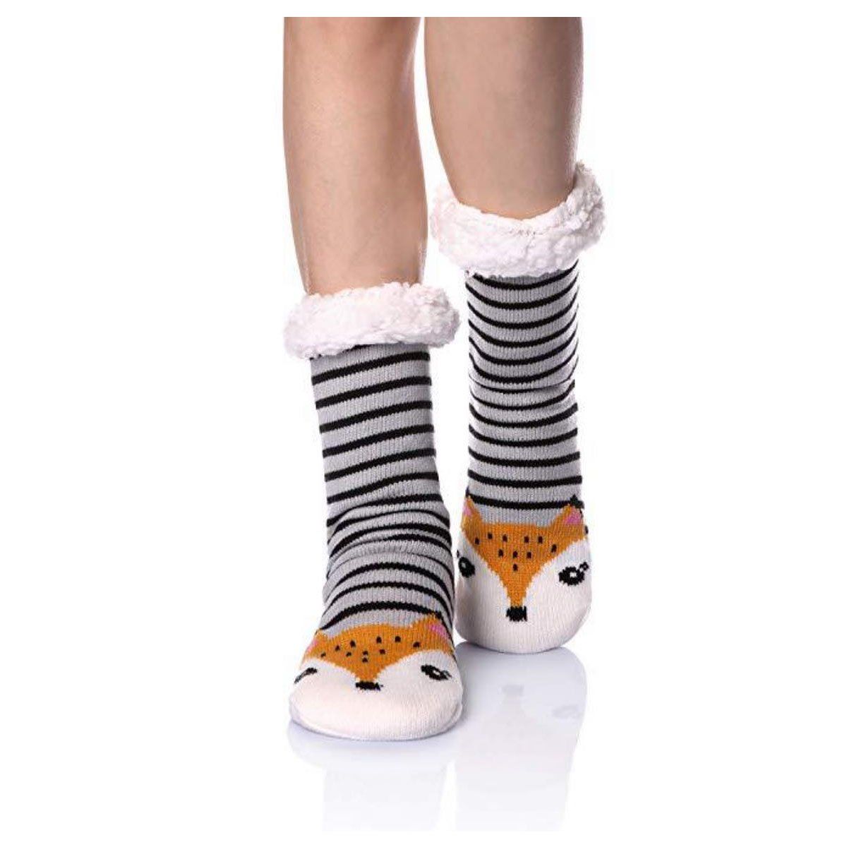 EVERSO - Pack 3 Calcetin Chiporro Antideslizante Para Mujer Diseños Surtidos