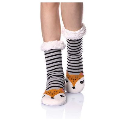 Imagen 2 del producto Pack 3 Calcetin Chiporro Antideslizante Para Mujer Diseños Surtidos