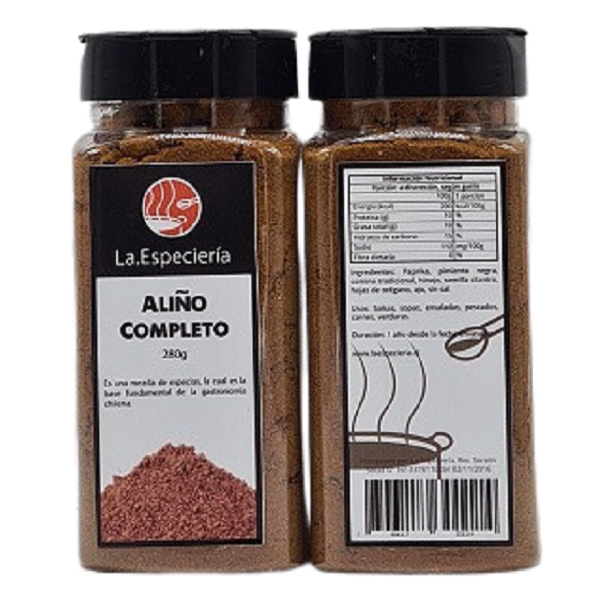 GENERICO - Aliño Completo Premium Sazonador Natural Sin Sal ni Aditivos 280g La Especieria