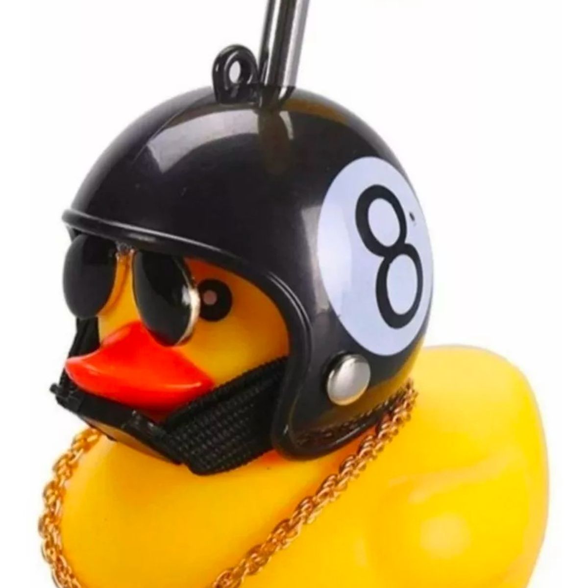 GENERICO - Pato Patito Para Bicicleta Auto Moto Con Luz Y Sonido