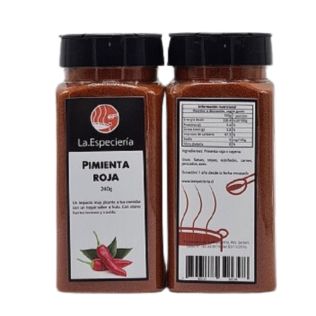 GENERICO - Pimienta Roja o Cayena 240g La Especieria