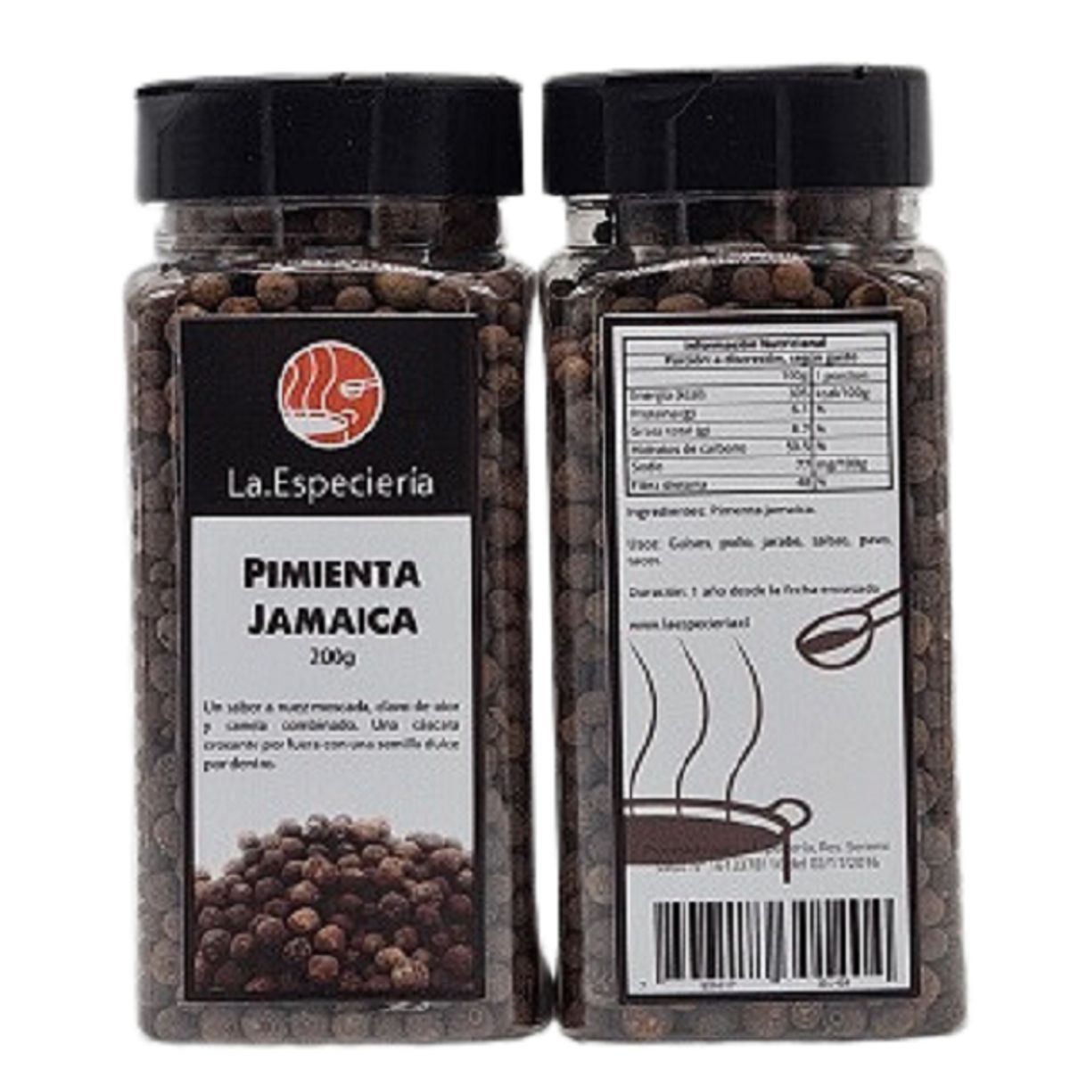 GENERICO - Pimienta de Jamaica o Guayabita Molida Gourmet Sin Aditivos Entera 200g La Especieria