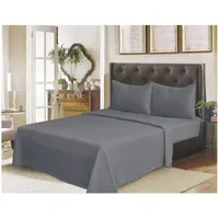 Juego de cama sabanas de polar - 2 Plazas - Color Gris