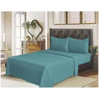 Juego de cama sabanas de polar - 2 Plazas - Color Turquesa