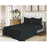 Juego de Sabanas de polar - 2 Plazas - Color Negro