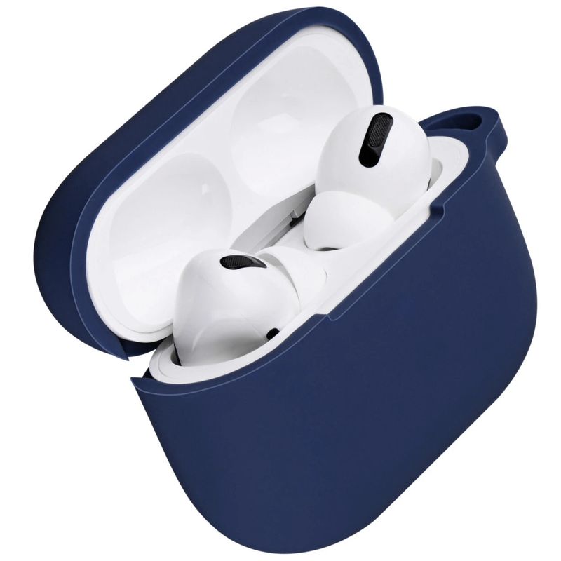 GENERICO - Funda compatible con Airpods pro color AZUL OSCURO