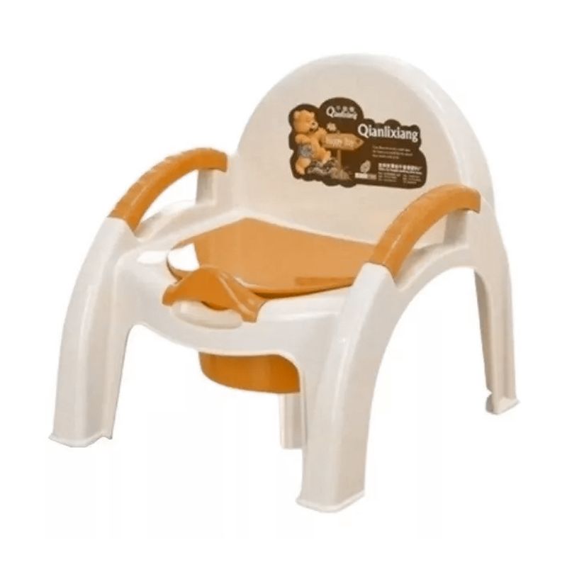GENERICO - Pelela Bacinica Silla Portatil Infantil Espaldar Cafe