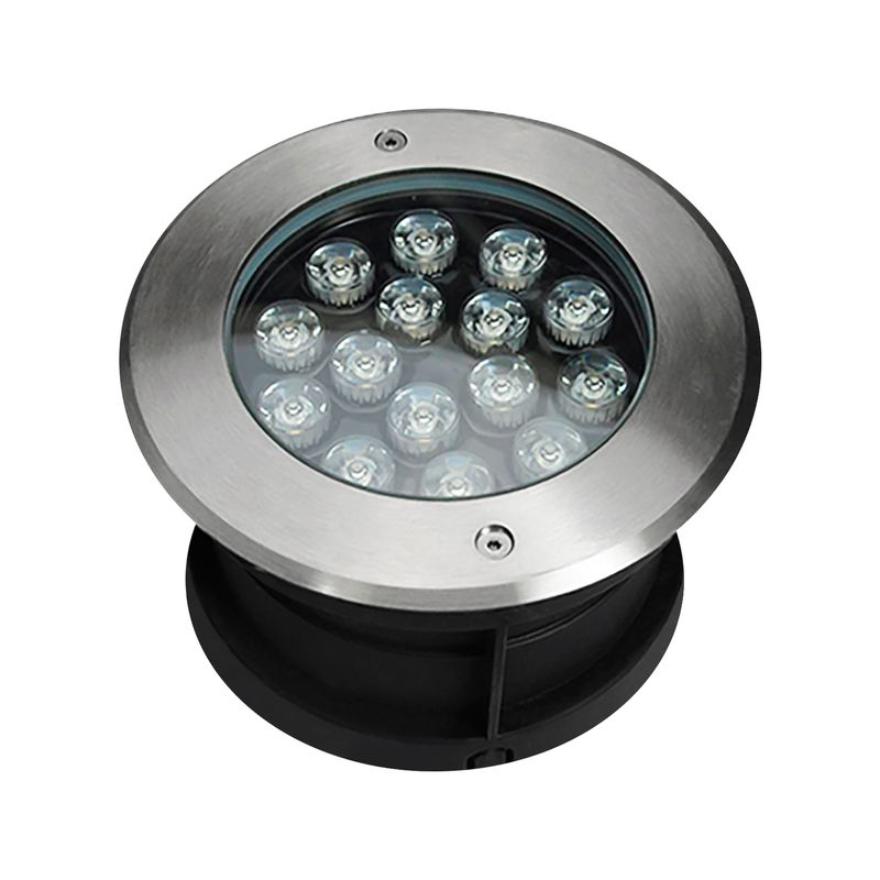 LED STUDIO - EMBUTIDO PISO LED STUDIO REDONDO 15W LUZ CÁLIDA IP67 PLAT