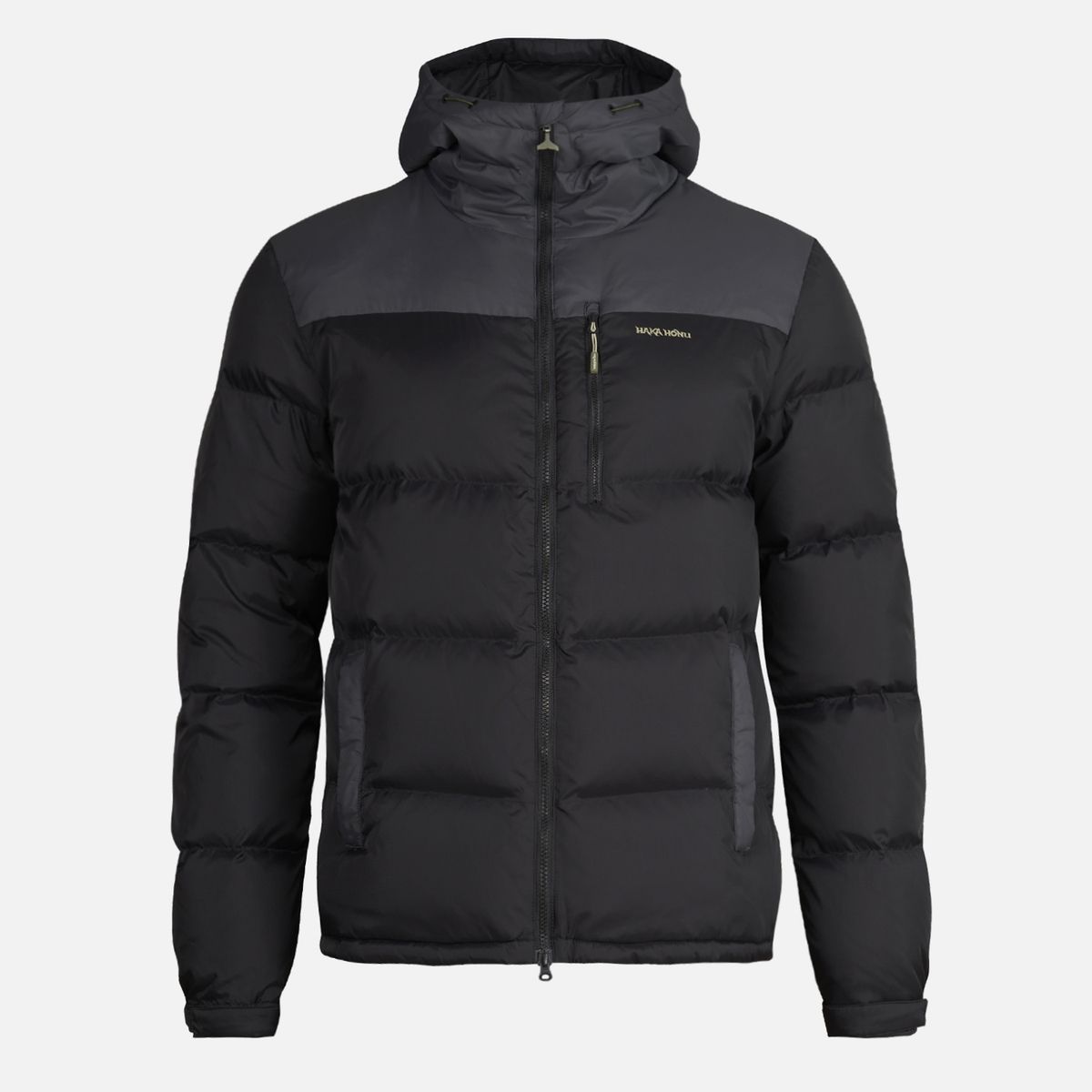 HAKA HONU - Chaqueta Hombre Campo Base Negro/Grafito Haka Honu