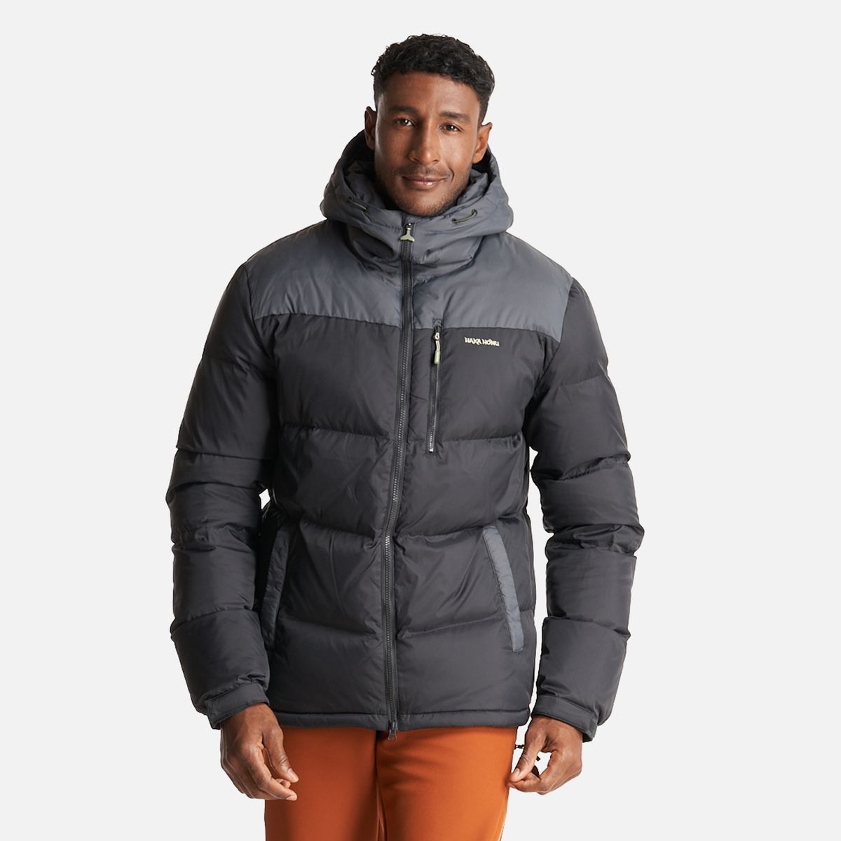 HAKA HONU - Chaqueta Hombre Campo Base Negro/Grafito Haka Honu