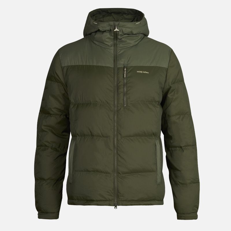 HAKA HONU - Chaqueta Hombre Campo Base Verde Militar Haka Honu