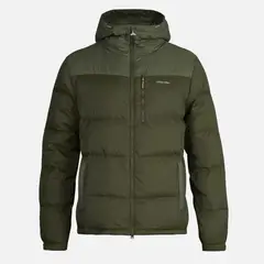 HAKA HONU - Chaqueta Hombre Campo Base Verde Militar