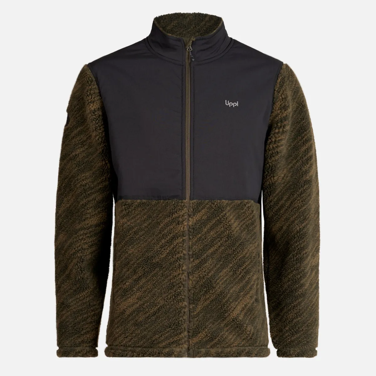 LIPPI - Chaqueta Hombre Glaciar Sherpa-Pro Jacket Print Verde Militar Lippi