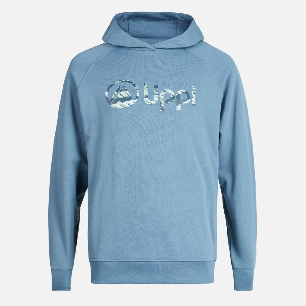 LIPPI - Poleron Hombre Insigne Hoody Sweatshirt Front Print Azul Piedra Lippi