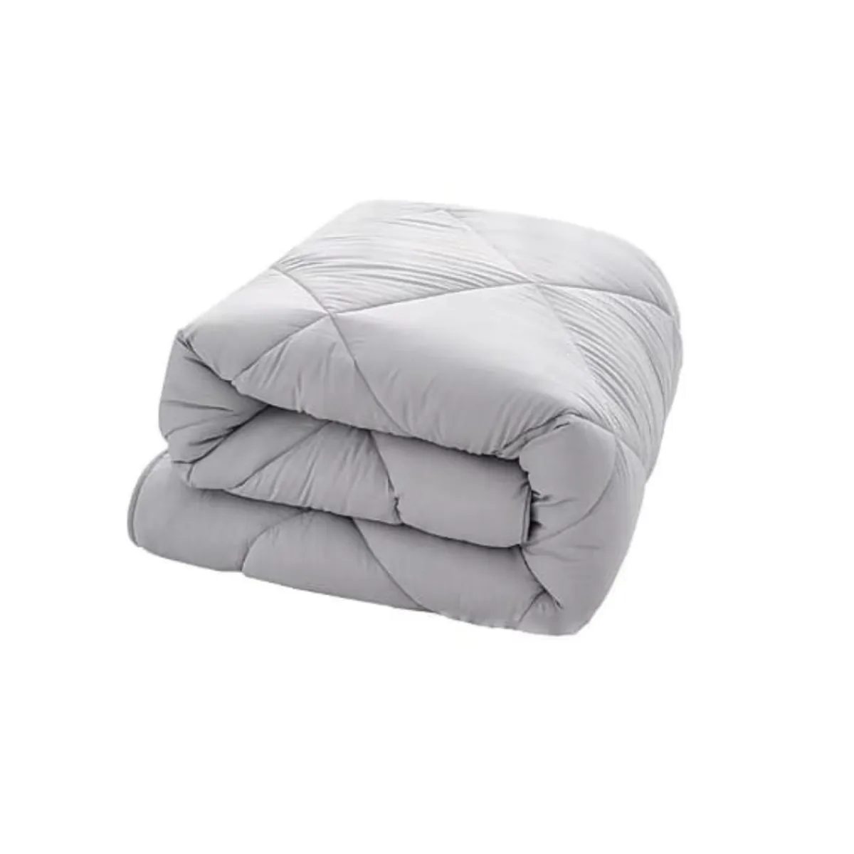 GENERICO - Cubrecama edredón 1 plazas gris