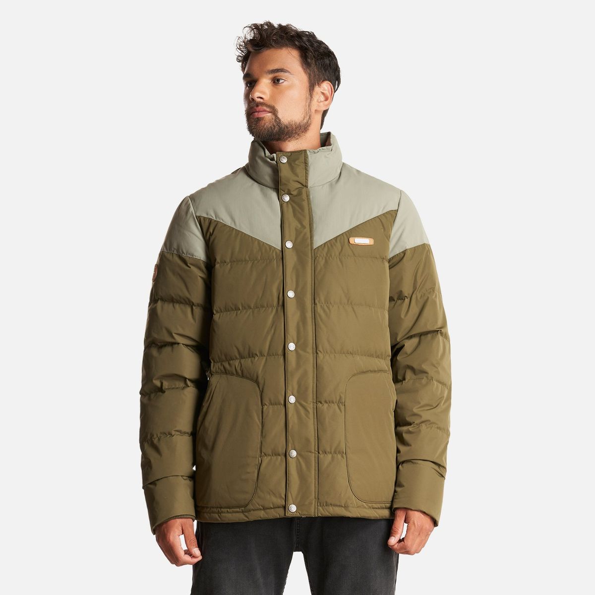 LIPPI - Chaqueta Hombre Kobuk Down Jacket Verde Militar Lippi
