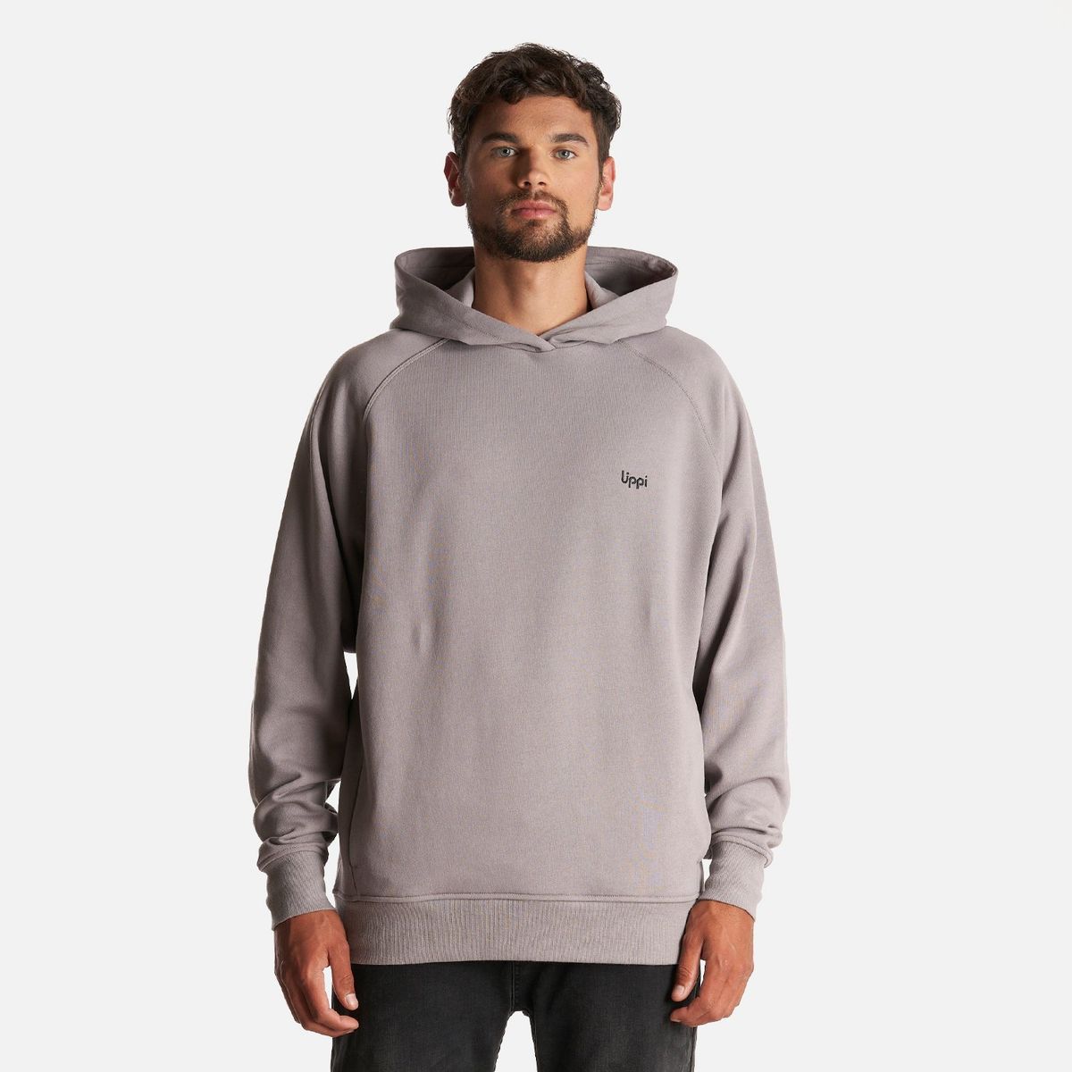 LIPPI - Poleron Hombre Ulmo Hoody Sweatshirt Malva Lippi