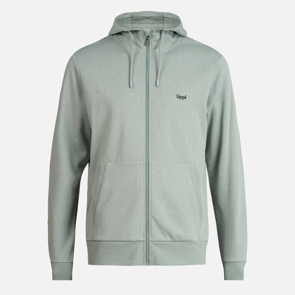 LIPPI - Poleron Hombre Ulmo Full Zip Hoody Sweatshirt Jade    Lippi