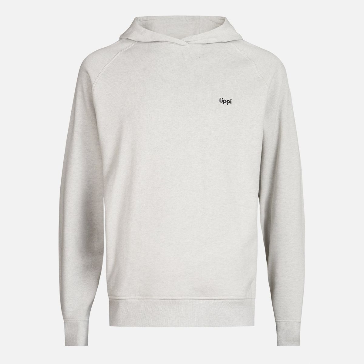 LIPPI - Poleron Hombre Ulmo Hoody Sweatshirt Melange Gris Claro Lippi