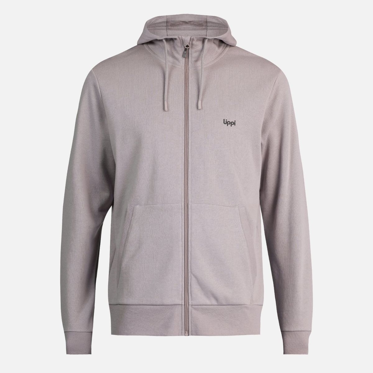 LIPPI - Poleron Hombre Ulmo Full Zip Hoody Sweatshirt Malva Lippi