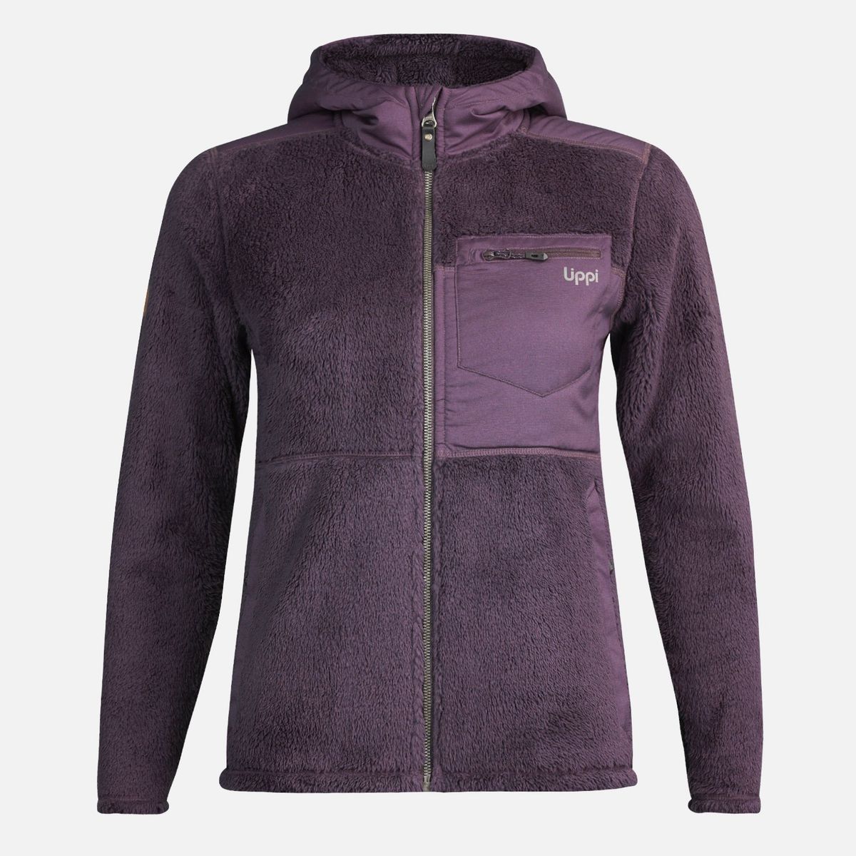 LIPPI - Chaqueta Teen Girl Bear Shaggy-Pro Hoody Jacket Burdeo Lippi