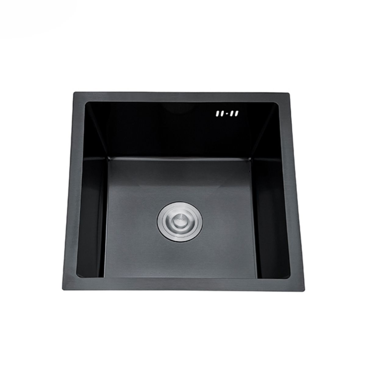 MODERN SPACE - Lavaplatos 49x39 Deluxe Negro Bajo O Sobre Cubierta