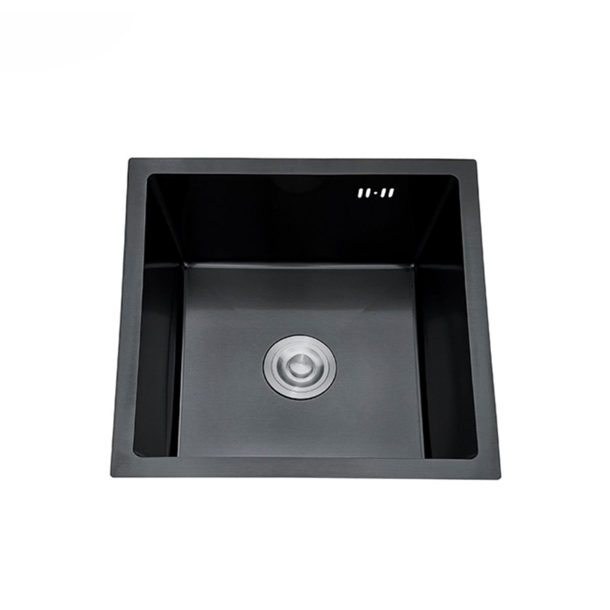 MODERN SPACE - Lavaplatos 49x39 Deluxe Negro Bajo O Sobre Cubierta