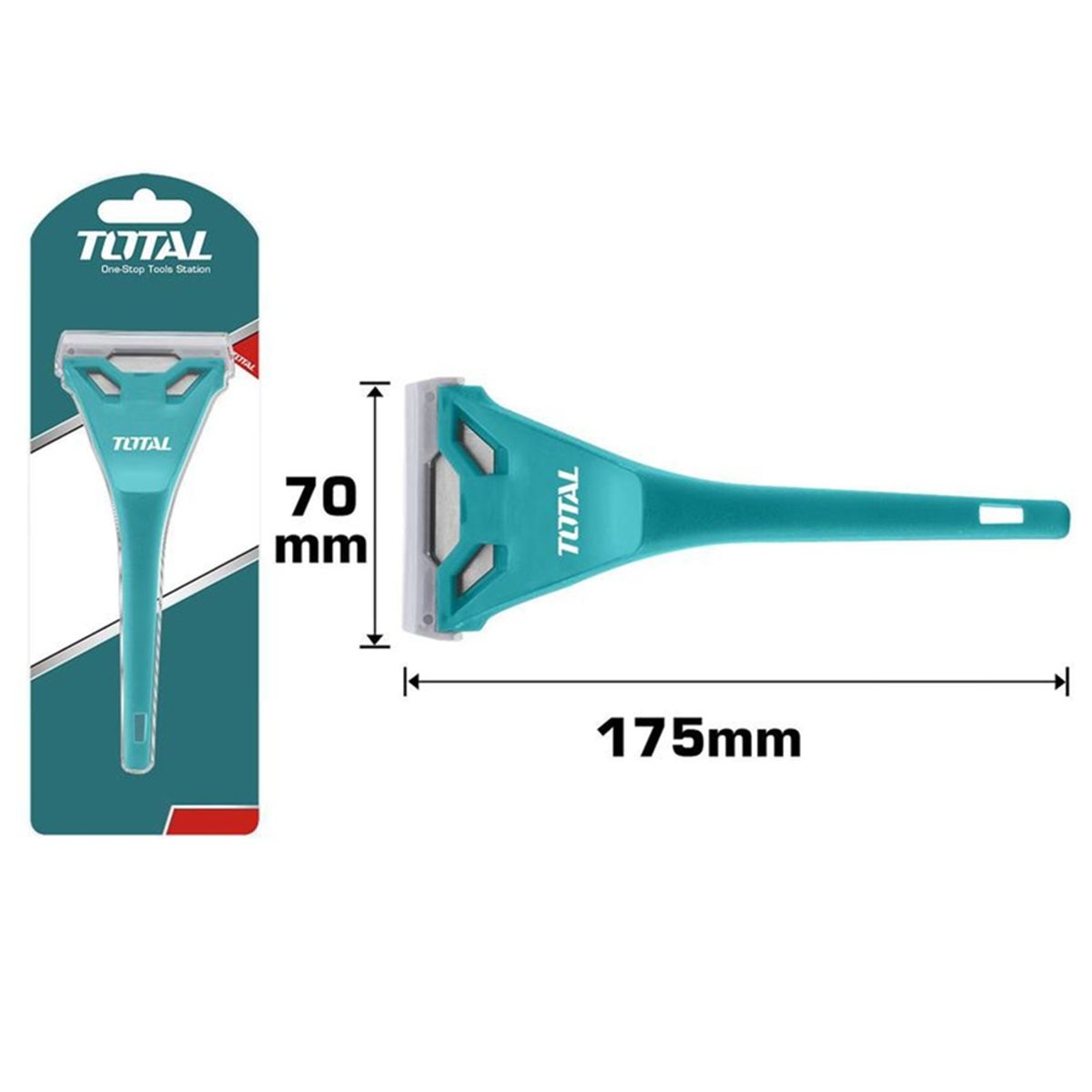TOTAL TOOLS - Espátula Raspador De Vidrios 175mm Total Tht181751