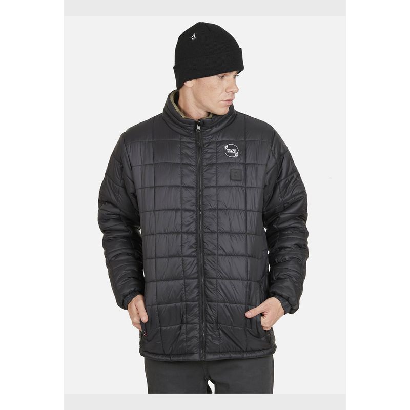 VOLCOM - Parka Reversible Solid Hombre Negro Volcom.