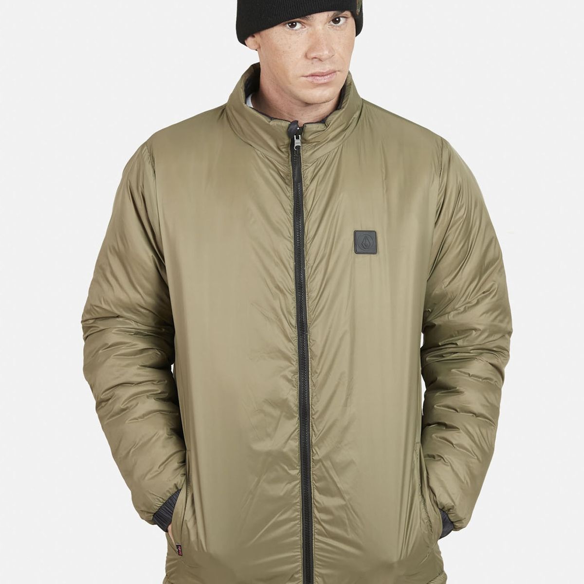 VOLCOM - Parka Reversible Solid Hombre Negro Volcom