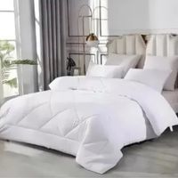 Cubrecama edredón 1,5 plazas blanco