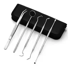 KUANGYE - Herramienta De Limpieza Dientes Dental Kit Acero Inoxidable