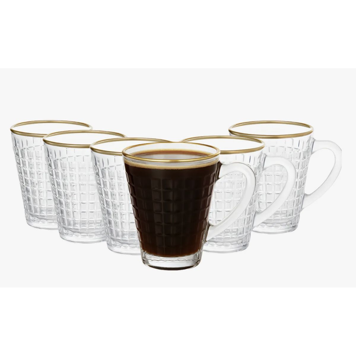LAV - Set 6 Tazas Para Café Té Elegantes