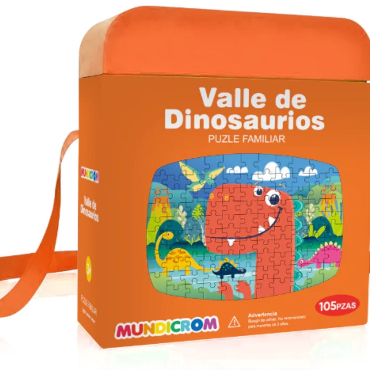 MUNDICROM - PUZZLE VALLE DE DINOSAURIOS - 105 Piezas
