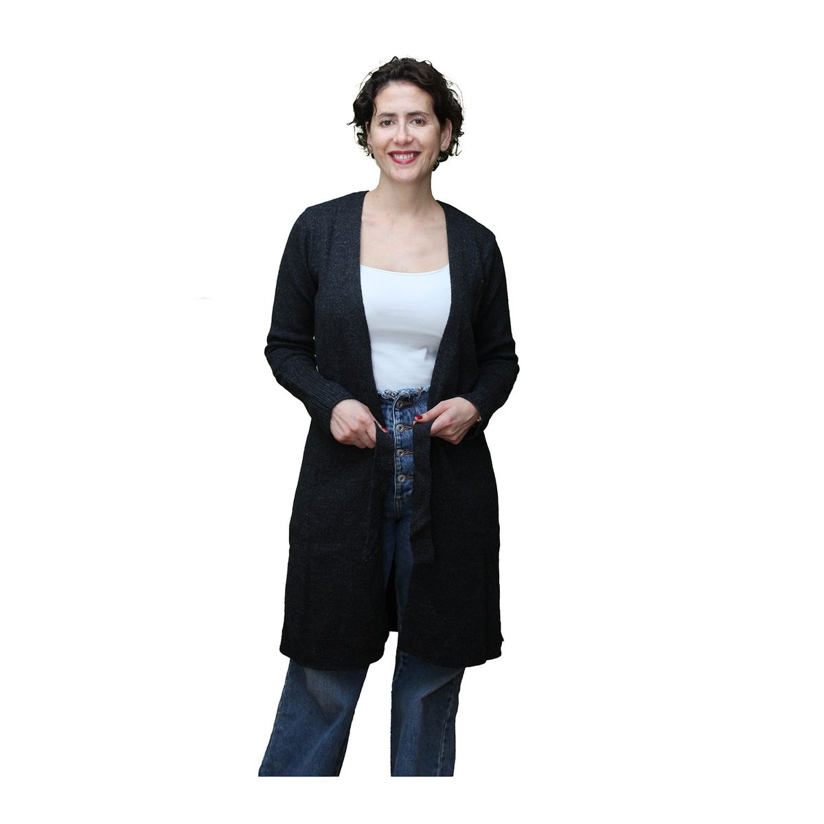 ONNORA - Tapado Largo con lazo y tajalí laterales