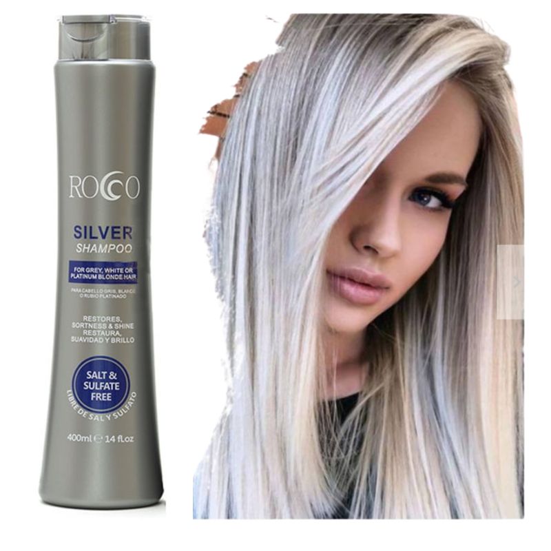 ROCCO - SHAMPOO MATIZADOR SILVER ROCCO 400 ML