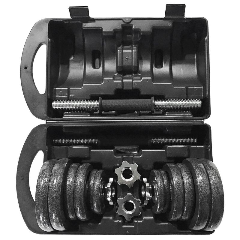 GENERICO - Set Mancuernas 30kg con maleta