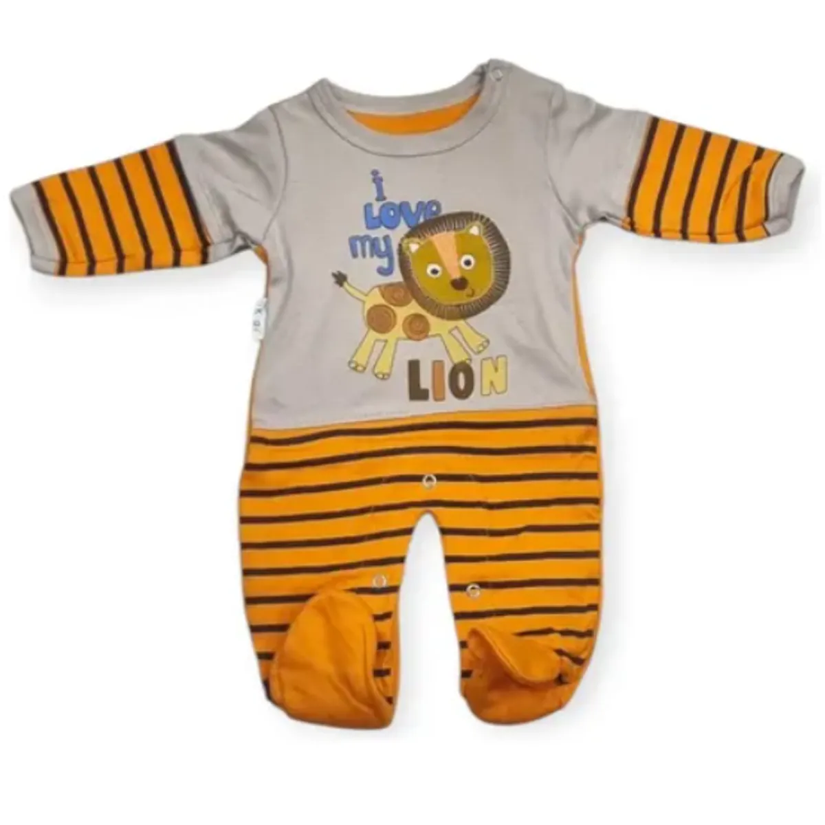 AGW - Osito Enterito Rayas Bebe Niño Algodon