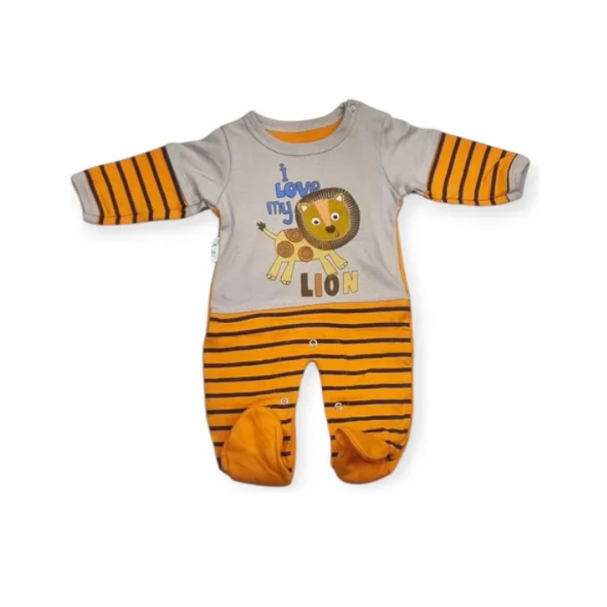 AGW - Osito Enterito Rayas Bebe Niño Algodon