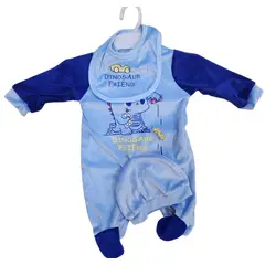 AGW - Set Osito Enterito Gorrito Bebe Niño Plush