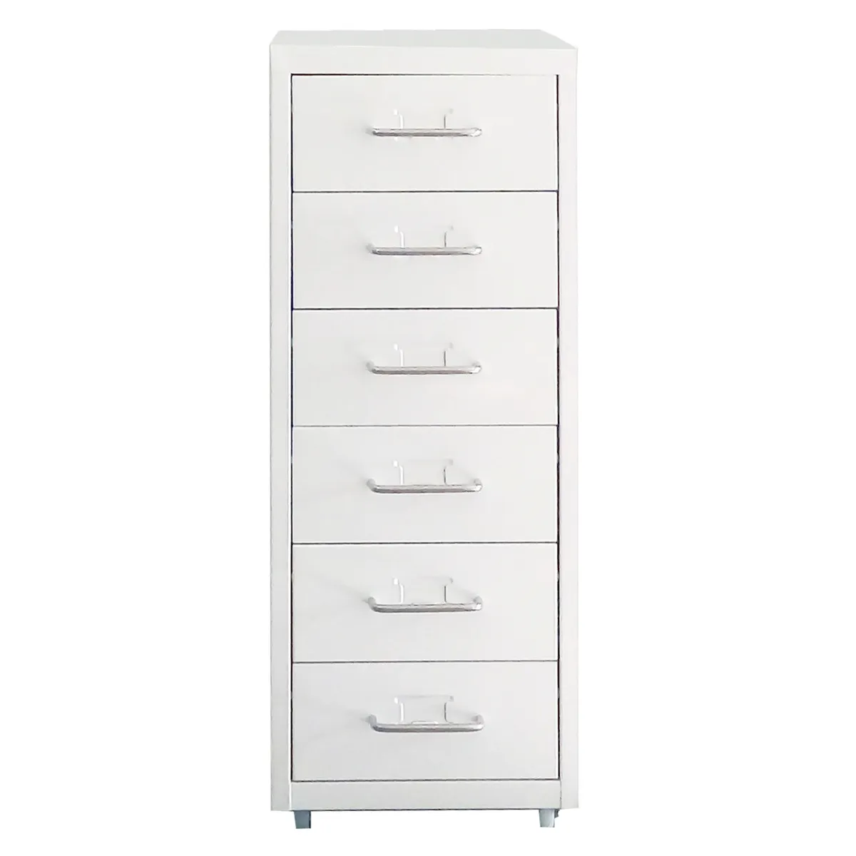 MOBITAT - Cajonera blanca 6 cajones con ruedas Mobitat