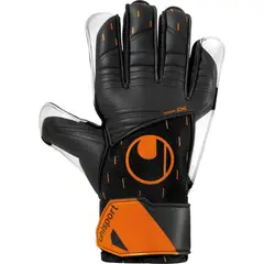 UHLSPORT - Guantes de Arquero Speed Contact Starter Soft Negro/Blanco/Naranjo